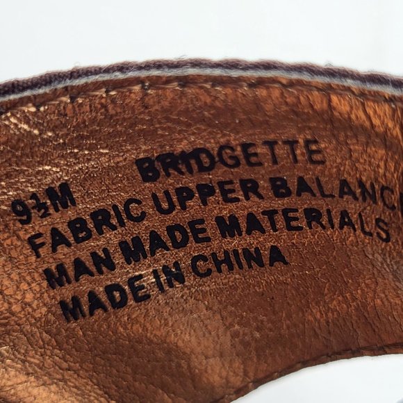 Rampage Bridgette Platform Wedge Multicolored Peep Toe Heels, Size 9.5, GUC - Picture 9 of 11